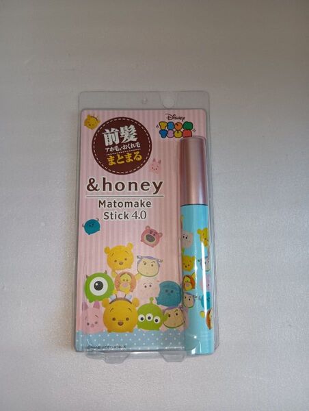 新品 &honey アンドハニー マトメイクスティック ツムツム 9g ディズニー 前髪 スティック ヘアスティック