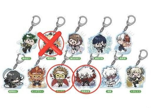 僕のヒーローアカデミア mochocho アクリルキーホルダー ホークス 死柄木弔