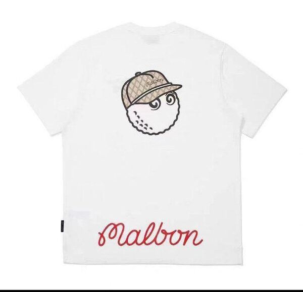 ★即発送&М★マルボンゴルフ Malbon 半袖 シャツ Tシャツ