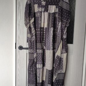 niko and… ニコアンド パッチワーク柄ワンピース コットンワンピース