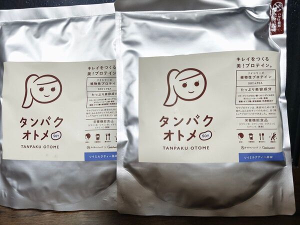 タンパクオトメ ソイミルクティー2袋 タマチャンショップ プロテイン