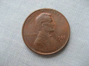 アメリカ合衆国　リンカーン　1セント 1988 D