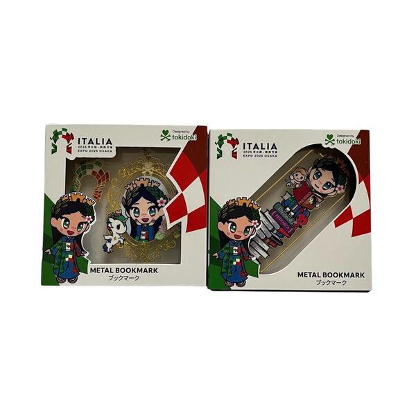 イタリアちゃん ブックマーク しおり 2個セット 大阪関西万博 イタリア館