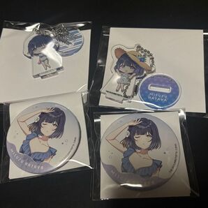 4点 秦谷美鈴 スイーツパラダイス スイパラ 海の家 缶バッジ アクリルキーホルダー 学マス 学園アイドルマスター
