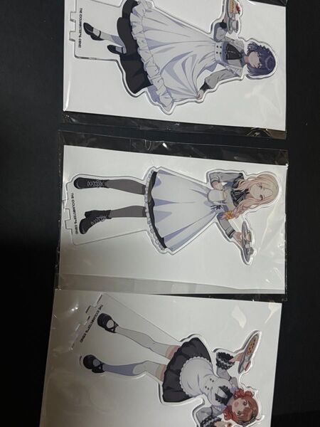 3点セット 花海佑芽 秦谷美鈴 十王星南 アニメイトカフェ アニカフェ 描き下ろし アクリルスタンド 学マス 学園アイドルマスター