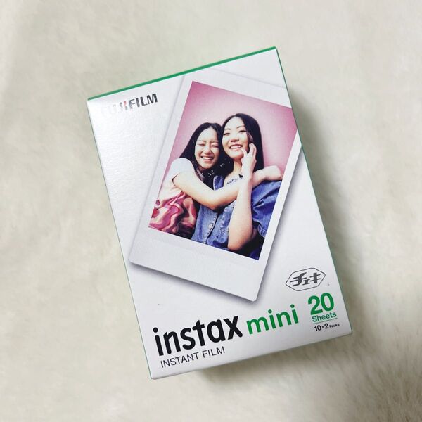 富士フイルム 純正 チェキフィルム ミニ 20枚分 instax mini FUJIFILM