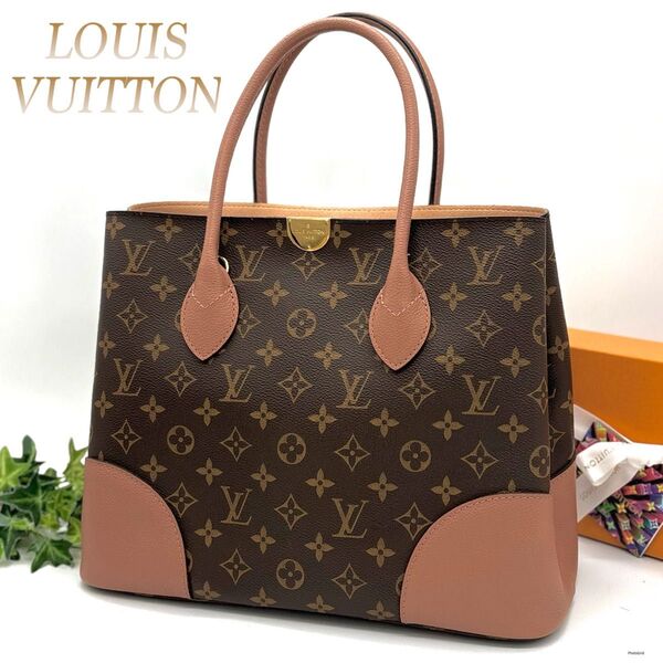【新品同様】ルイヴィトン フランドリン モノグラム ボアドゥローズ ハンドバッグ LOUIS VUITTON レディース