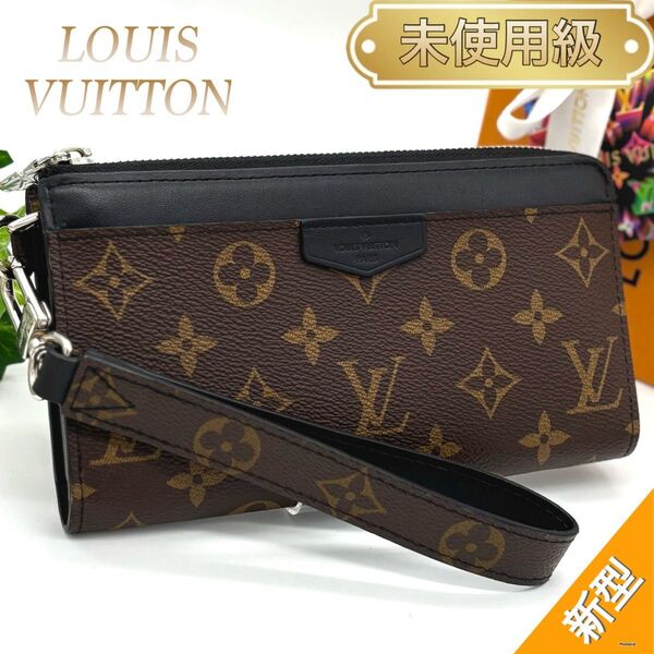 【未使用級】ルイヴィトン ジッピー ドラゴンヌ モノグラム マカサー 長財布 L字ファスナー Louis Vuitton