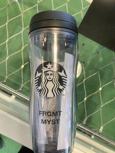 スタバ fragment ボトルロゴ FRGMT MYST bottle logo スターバックス コーヒー フラグメント ダブルウォールサニーボトルブラック