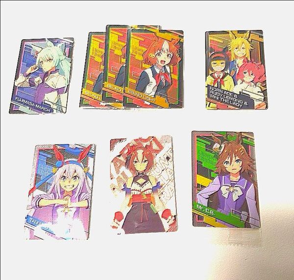 ウマ娘 シンデレラグレイ ウエハース 6種8枚 タマモクロス・ ベルノライト・フジマサマーチ・ミスターシービー・ヤエノムテキ・他