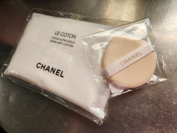 CHANEL シャネル クッションファンデ スポンジ パフ ティアドロップ型 ル・コットンドゥー