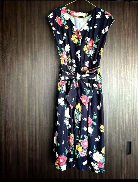 31 Sons de mode トランテアンソンドゥモード 花柄 シャツ ワンピース 上品