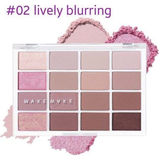 美品☆ウェイクメイク Soft Blurring Eye Palette #02 ライブリーブラーリング アイシャドウパレット