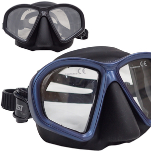 マスク ダイビング シリコンマスク シリコン製 強化レンズ ハンターマスクスキンダイビング フリーダイビング スピアフィッシング