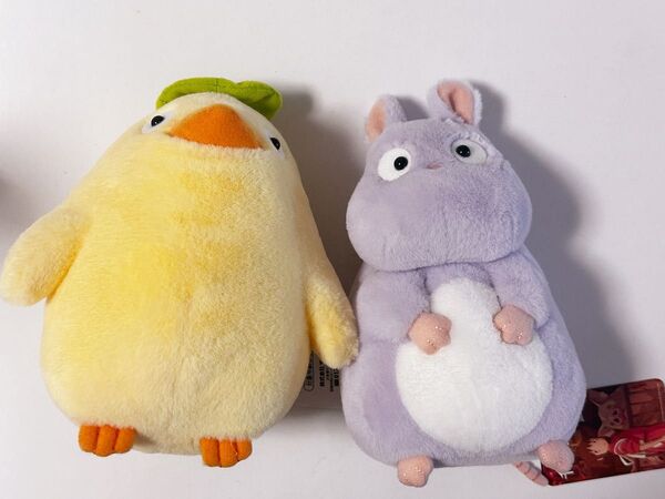 新品 千と千尋の神隠し なかよしお手玉 坊ねずみ、オオトリ様セット ぬいぐるみ マスコット ジブリ 希少完売品超美品タグ付き
