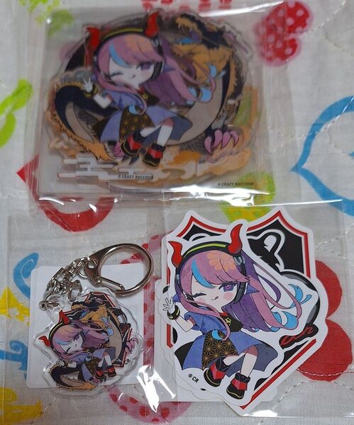 Crazy Raccoon CR DMM スクラッチ Selly アクスタ、キーホルダー、ステッカー