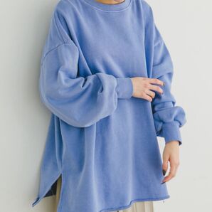 アイテムズ アーバンリサーチ ピグメント裏毛オーバースウェット