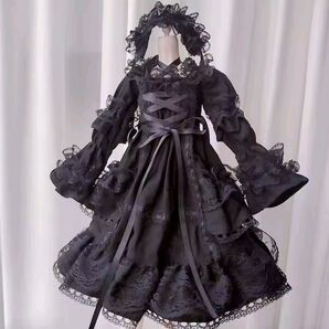 1/4 ドール衣装 白黒セット