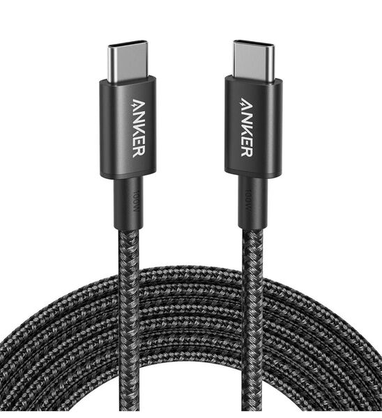 Anker 高耐久ナイロン USB-C & USB-C ケーブル 100W USB PD対応 iPhone15/pro (1.8m
