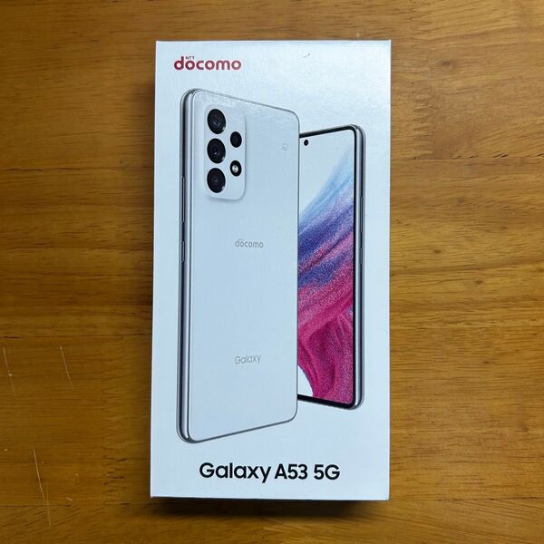 docomo Galaxy A53 5G 箱と付属品