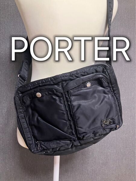 PORTER ポーター ショルダーバッグ 黒 ブラック