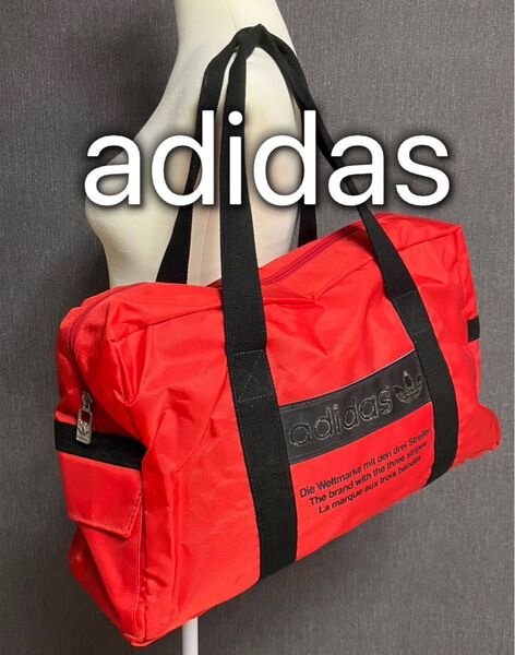 入手困難 80s adidas アディダス ボストンバッグ ビンテージ 希少