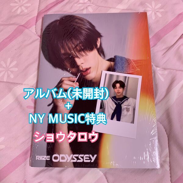 riize ライズ odyssey ny music ショウタロウ トレカ ポラ ポラロイド ラキドロ