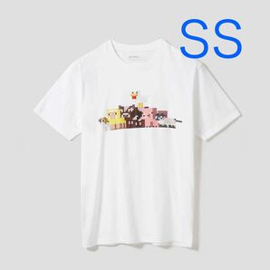 グラニフ マインクラフト アニマルズ Tシャツ SS XS