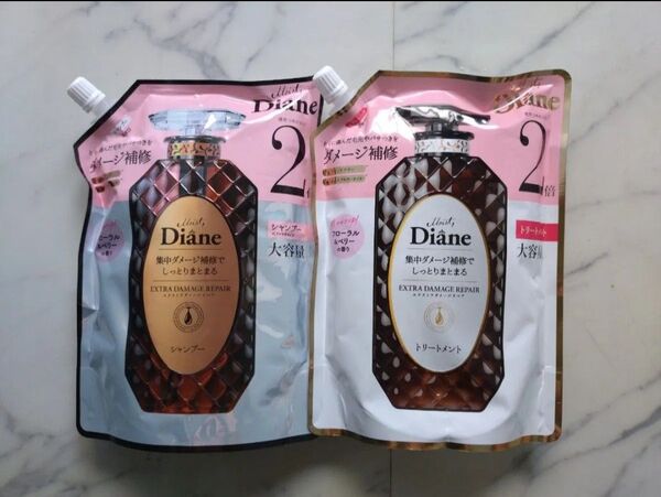 DIANE PERFECT BEAUTY エクストラダメージリペア シャンプー&トリートメント 詰め替え 660ml