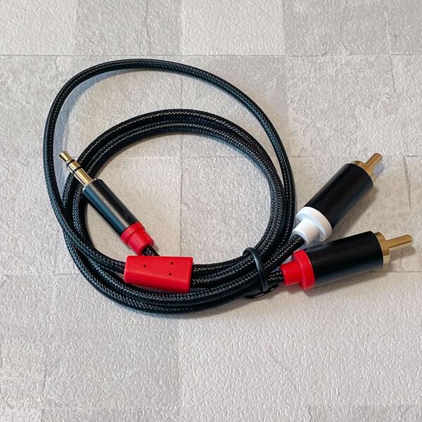 SHULANGCABLE 3.5mm 2RCA 変換ケーブル 0.5m RCAケーブル