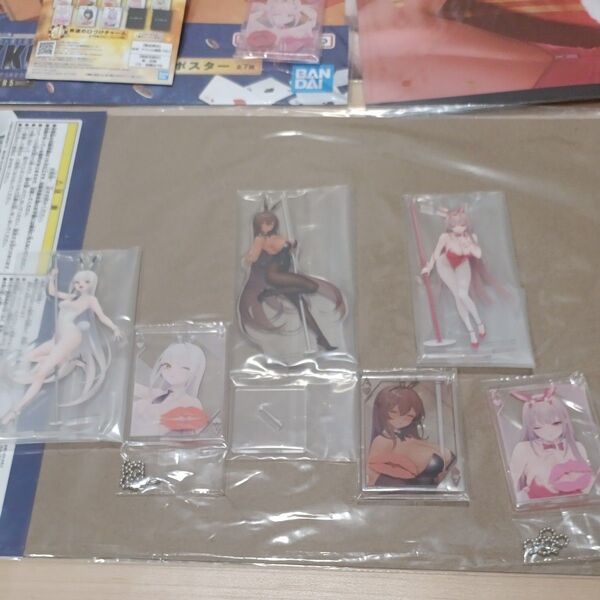 一番くじ 勝利の女神:NIKKE CHAPTER5 メガニケ アクリル ブラン ノワール バイパー 未開封品セット