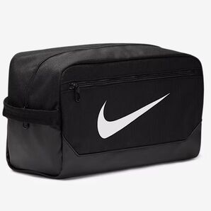 【新品未使用】シューズバッグ シューズケース 靴袋 バッグ ポーチ 小物入れ 体育館シューズ 上履き入れ ブラック NIKE