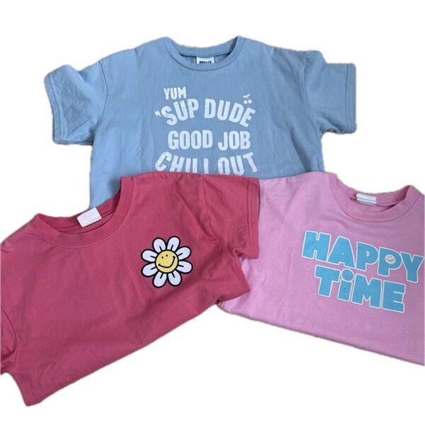 BREEZE マイリトルワンダー ブリーズ MYLITTLEWONDER 100 110 まとめて ピンク 水色 Tシャツ