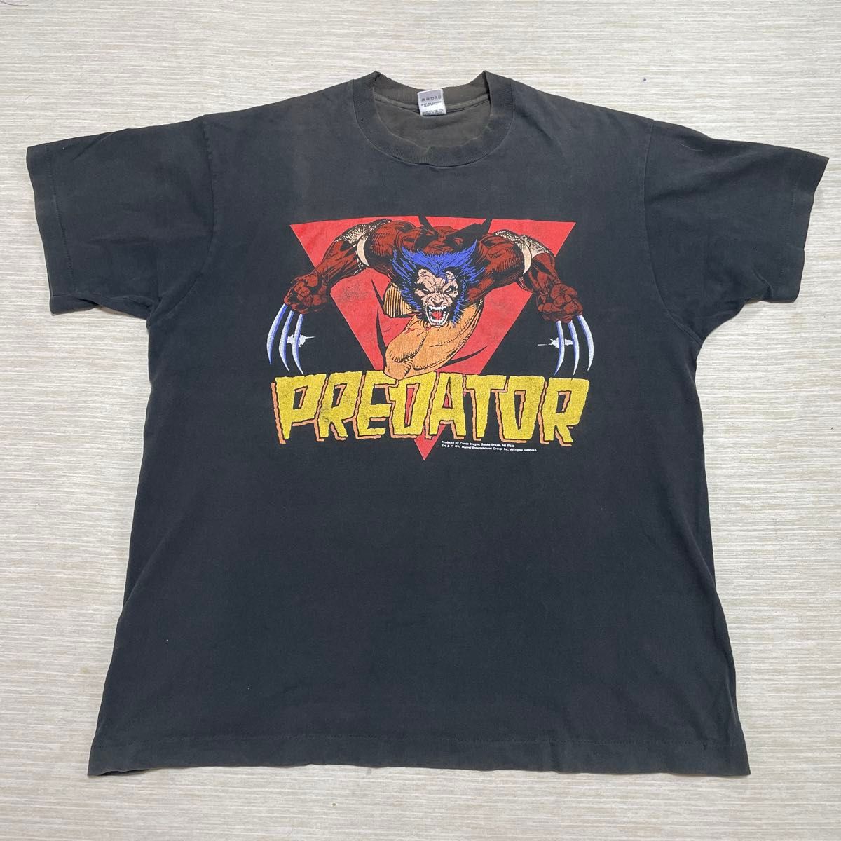 PREDATOR プレデター 半袖T アメコミ グラフィック ウルヴァリン X-MEN XL fruit of the loom