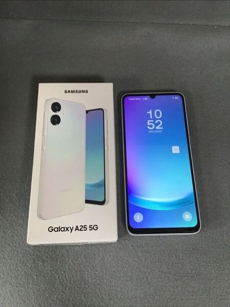 新品同様SAMSUNG Galaxy A25 5G ライトブルー SIMフリー