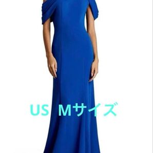 新品タグ付き タダシショージ ワンショルダー ロングドレス M
