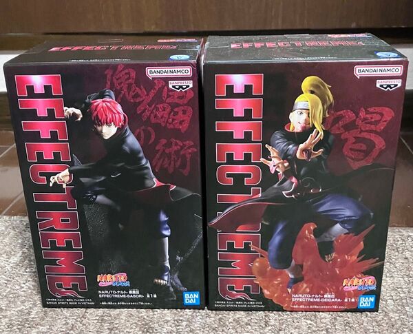 NARUTO-ナルト 疾風伝 EFFECTREME デイダラ サソリ 2種セット