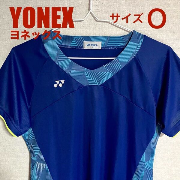 YONEX ヨネックス半袖Tシャツ バドミントンウェア レディース サイズO ブルー系 バドミントン テニス
