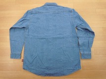 g376★新品★サイズ L★DICKIES ディッキーズ FB460U デニムシャツ★ワークシャツ ボンマックス★カラー7 ブルー★即決★_画像3