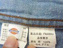 g409★新品★サイズ S★DICKIES ディッキーズ FB460U デニムシャツ★ワークシャツ ボンマックス★カラー7 ブルー★即決★_画像4