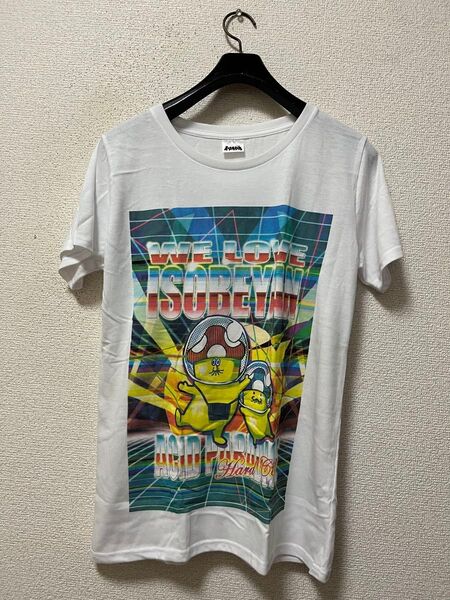 美品 浅野いにお イソベやん プリント半袖Tシャツ /ホワイト 白 デデデデ デッドデッドデーモンズ コミックT アニメT 漫画