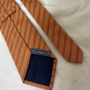 JUNKO SHIMADA JS.homme ネクタイ オレンジ ドット柄 ストライプ