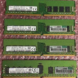 16GB ×4枚(64GB) PC4 DDR4 サーバー用メモリ【動作確認済】増設メモリ