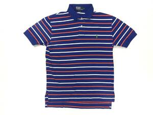 古着 517 Mサイズ 半袖 ボーダー シャツ polo ポロ ラルフローレン ビンテージ 80 90 USA vintage