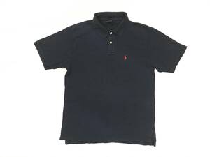 古着 519 boy's Lサイズ 半袖 紺 NAVY シャツ polo ポロ ラルフローレン ビンテージ 80 90 USA vintage