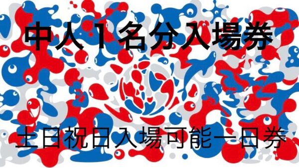 大阪関西万博中人一日券1枚(中人・子供も可)定価4,200円