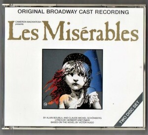 ∇ レ・ミゼラブル オリジナルブロードウェイキャスト 輸入盤 2枚組 CD/Les Miserables ORIGINAL BROADWAY CAST RECORDING