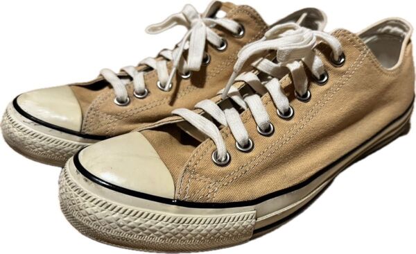★CONVERSEコンバースUSオリジネーター辛子系マスタード系9半★チャックテイラーUSA製アメリカ製★ヴィンテージスニーカー★