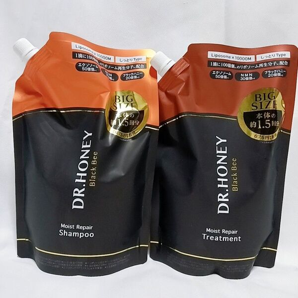 DR.HONEY ブラックビー モイスト リペア シャンプー トリートメント 510ml