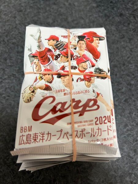 イベント購入品 2024 BBM 未開封 20パック 定価11000円相当 広島カープ
